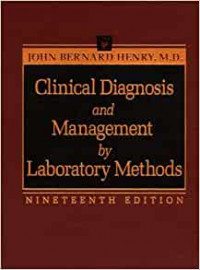 CLINICAL DIAGNOSIS AND MANAGEMENT by LABORATORY METHODS 17th edition BOOK 1
