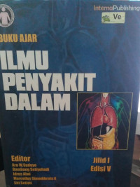 BUKU AJAR : ILMU PENYAKIT DALAM JILID 1 EDISI V