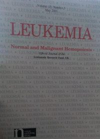 LEUKIMIA : NORMAL AND MALIGNANT HEMOPOIESIS VOLUME 15 NUMBER 5 MAY 2001