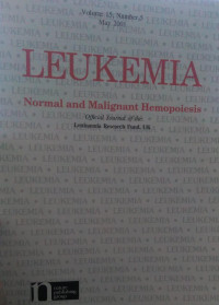 LEUKIMIA : NORMAL AND MALIGNANT HEMOPOIESIS VOLUME 15 NUMBER 5 MAY 2001