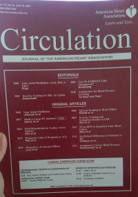 CIRCULATION : VOL 115 NO 24 JUNE 19 2007 JOURNAL OF THE AMERICAN HEART ASSOCIATION