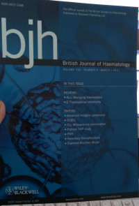 BJH : VOLUME 152 NUMBER 5 MARCH 2011 BRITISH JOURNAL OF HAEMATOLOGY