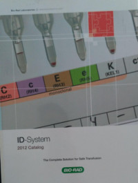 ID-SYSTEM 2012 : CATALOG BIO RED LABORATORIES IMMUNOHEMATOLOGY