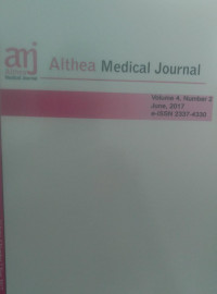 AMJ: ALTHEA MEDICAL JOURNAL VOLUME 4 NUMBER 2 JUNE 2017