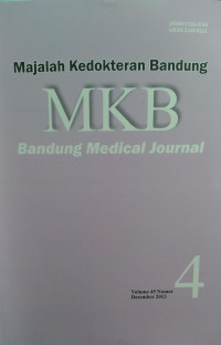 MKB : MAJALAH KEDOKTERAN BANDUNG VOLUME 45 NOMOR 4 DESEMBER 2013 BANDUNG MEDICAL JOURNAL