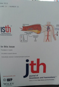 JTH: VOLUME 13 NUMBER 10 OCTOBER 2015 JOURNAL OF THROMBOSIS AND HAEMOSTASIS