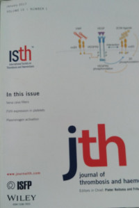 JTH: VOLUME 15 NUMBER 1 JANUARY 2017 JOURNAL OF THROMBOSIS AND HAEMOSTASIS