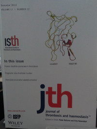 JTH: VOLUME 11 NUMBER 12 DECEMBER 2013 JOURNAL OF THROMBOSIS AND HAEMOSTASIS