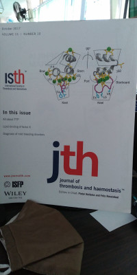 JTH: VOLUME 15 NUMBER 10 OCTOBER 2017 JOURNAL OF THROMBOSIS AND HAEMOSTASIS