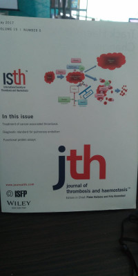 JTH: VOLUME 15 NUMBER 5 MAY 2017 JOURNAL OF THROMBOSIS AND HAEMOSTASIS