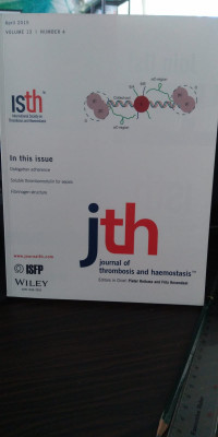 JTH: VOLUME 13 NUMBER 4 APRIL 2015 JOURNAL OF THROMBOSIS AND HAEMOSTASIS