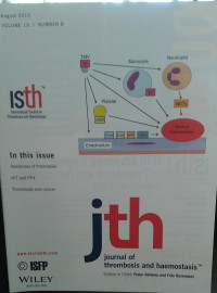 JTH: VOLUME 13 NUMBER 8 AUGUST 2015 JOURNAL OF THROMBOSIS AND HAEMOSTASIS