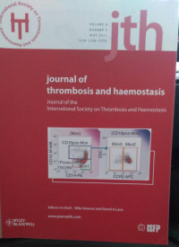 JTH: VOLUME 9 NUMBER 5 MAY 2011 JOURNAL OF THROMBOSIS AND HAEMOSTASIS