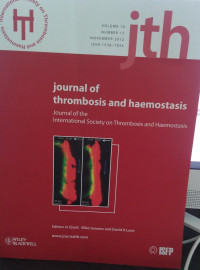 JTH: VOLUME 10 NUMBER 11 NOVEMBER 2012 JOURNAL OF THROMBOSIS AND HAEMOSTASIS