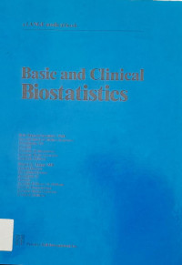 BASIC AND CLINICAL BIOSTATISTICS