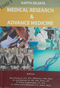 KAPITA SELEKTA MEDICAL RESEARCH & ADVANCE MEDICINE : EDISI 3