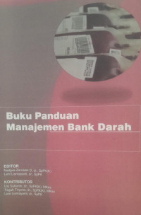 BUKU PANDUAN MANAJEMEN BANK DARAH