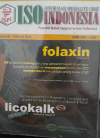 ISO : FOLAXIN VOLUME 44 - 2009 s.d 2010