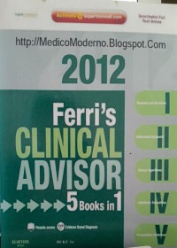 FERRI'S CLINICAL ADVISOR BUKU 1a: 5 BOOKS IN 1 2012