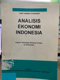 ANALISIS EKONOMI INDONESIA