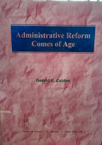 Administratitve Reform Comes of Age