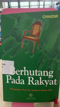 Berhutang Pada Rakyat