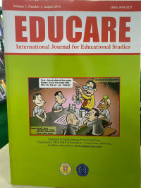 Educare : International Journal for Educational Studies Volume 7, Number 1 August 2014