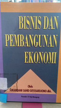 Bisnis dan Pembangunan Ekonomi