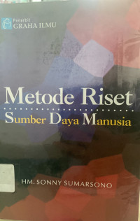 Metode Riset Sumber Daya Manusia