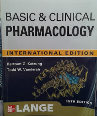 BASIC & CLINICAL PHARMACOLOGY : 15th Edition International edition