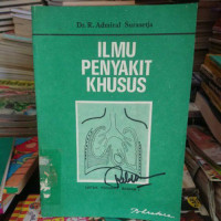 ILMU PENYAKIT KHUSUS; UNTUK PERAWAT BAGIAN III